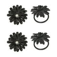 thumbnail image 1 of Vibhsa Flower Napkin Rings Set of 8 (Black Pearl), 1 of 5