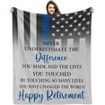 thumbnail image 1 of Classy Retirement Gifts for Women 2024, Retired Gifts for Women Coworker, Coworker Leaving Gifts Blanket 50"x60", Retirement Decorations for Women, Womens Goodbye Gifts, Going Away Gifts Idea, 1 of 5