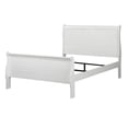thumbnail image 1 of Acme Louis Philippe Queen Bed White, 1 of 6