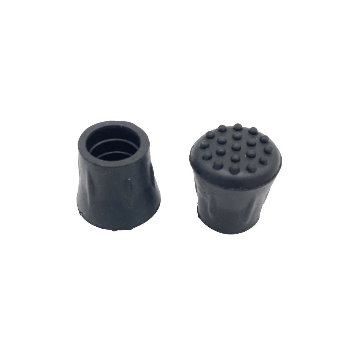 Classy Walking Canes Extra Grip Black Rubber Replacement Cane Tips 7/8