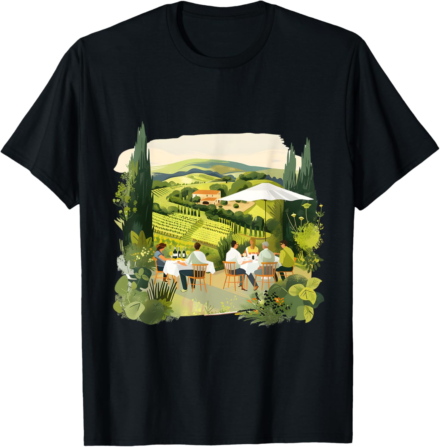 Wine And Dine Oversized T-Shirt