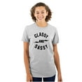 thumbnail image 1 of Classy and Sassy Attitude Quote Women's Plus Size Graphic Tee Brisco Brands 5X, 1 of 5