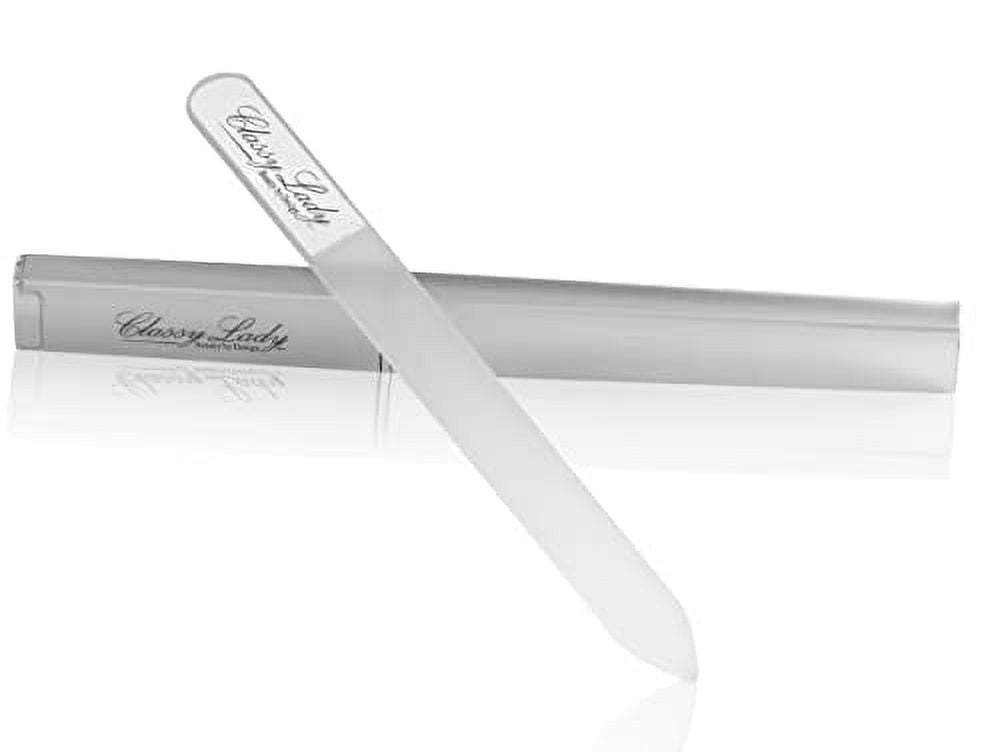 ClassyLady Glass Nail Files Crystal Nail File for Natural Nails Filing
