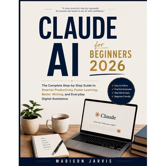 Claude AI for Beginners 2026: The Complete Step-by-Step Guide to Smarter Productivity, Faster Learning, Better Writing, , (Paperback)