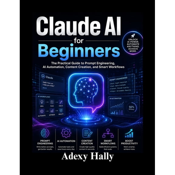 Claude AI for Beginners: The Practical Guide to Prompt Engineering, AI Automation, Content Creation, and Smart Workflows, (Paperback)