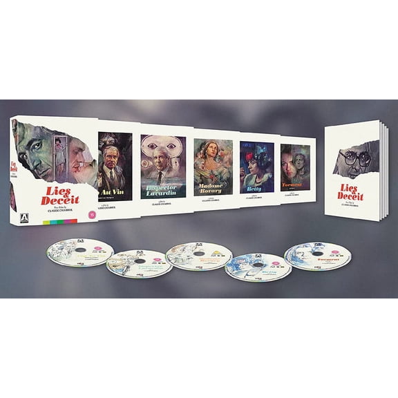 Claude Chabrol: Lies and Deceit - 5 Films - 5-Disc Box Set ( Poulet au vinaigre / Inspecteur Lavardin / Madame Bovary / Betty / L'enfer ) ( Cop Au Vin / [ Blu-Ray, Reg.A/B/C Import - United Kingdom ]