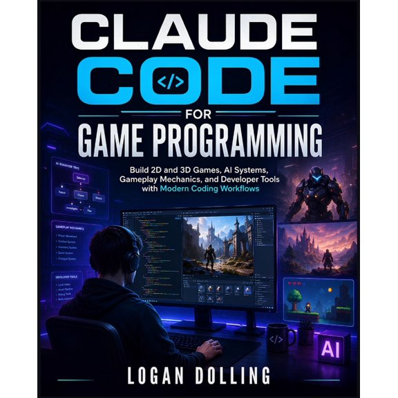 Claude Code for Game Programming: Build 2D and 3D Games, AI Systems, Gameplay Mechanics, and Developer Tools with Modern, (Paperback)