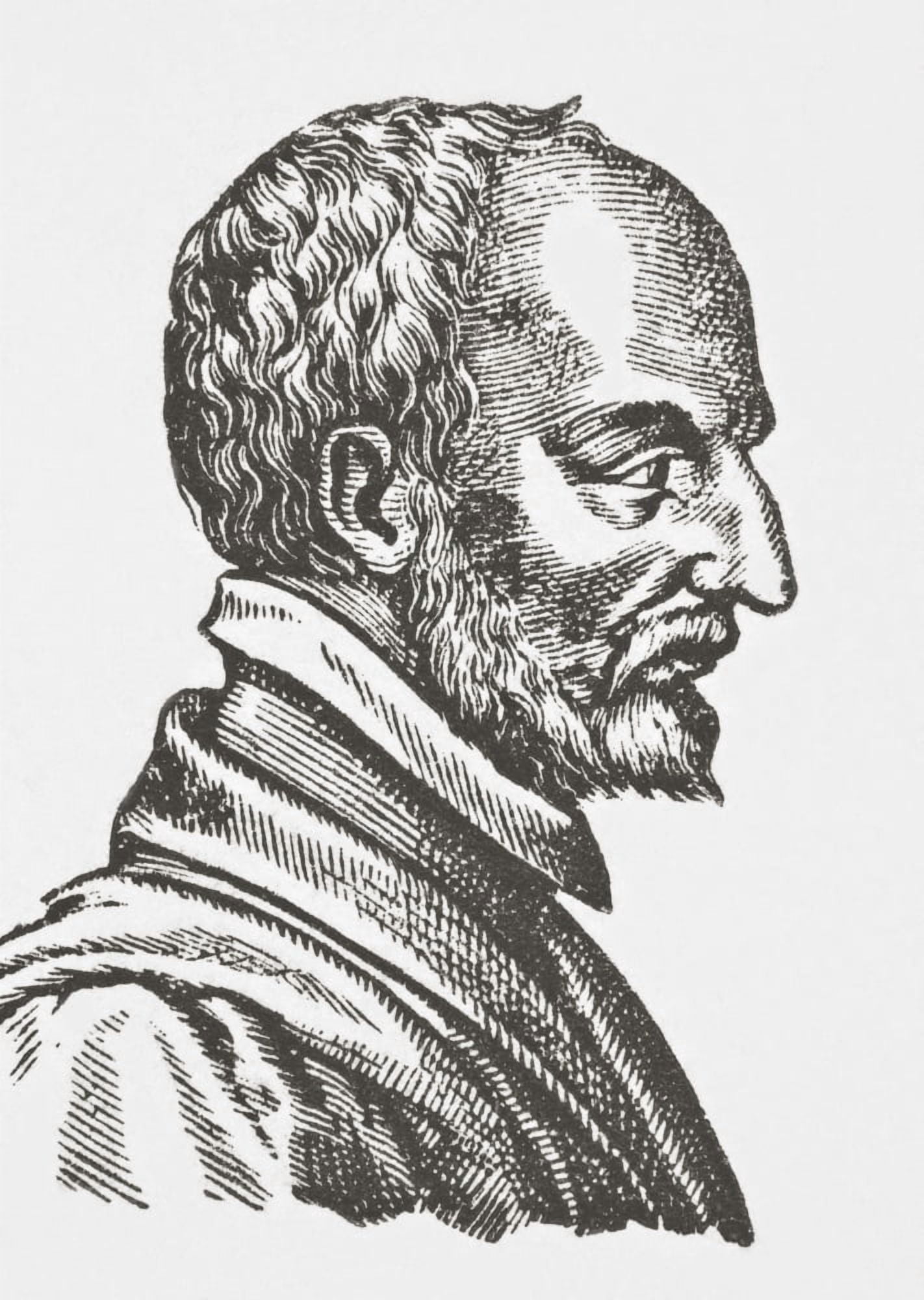 Claude Despence 1511-1571 French Theologian From Science And Literature In The Middle Ages By Paul Lacroix Published London 1878 Canvas Art - Ken Welsh Design Pics (12 x 17)