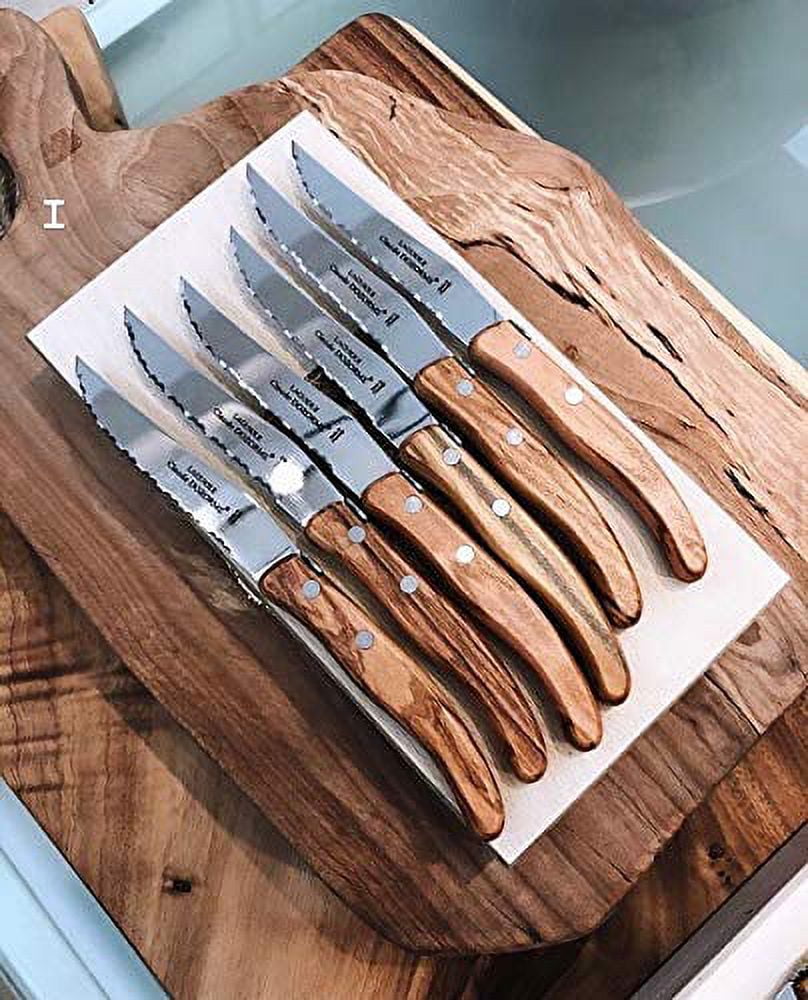 Williams Sonoma Laguiole en Aubrac Acacia Mixed Wood Steak Knives