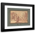 thumbnail image 1 of Claude Gillot 17x15 Black Modern Framed Museum Art Print Titled - The Two -Body Scene (ca. 1712-16), 1 of 5