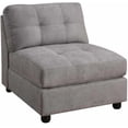 thumbnail image 1 of Claude Grey Armless Chair, 1 of 7