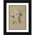 thumbnail image 1 of Claude Hoin 14x18 Black Ornate Wood Framed Double Matted Museum Art Print Titled - Portrait of a Young Man, 1 of 5