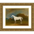 thumbnail image 1 of Claude Lorraine Ferneley 18x15 Gold Ornate Wood Frame and Double Matted Museum Art Print Titled - Irish Frieze (1870), 1 of 4