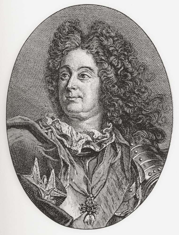 Claude Louis Hector De Villars Prince De Martigues Marquis Then Duc De Villars Vicomte De Melun 1653 Canvas Art - Ken Welsh Design Pics (24 x 32)