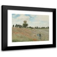 thumbnail image 1 of Claude Monet 14x12 Black Modern Framed Museum Art Print Titled - Poppy Field (1881), 1 of 5