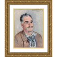 thumbnail image 1 of Claude Monet 15x18 Gold Ornate Wood Frame and Double Matted Museum Art Print Titled - Mr. Coqueret (Father) (1880), 1 of 4