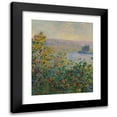 thumbnail image 1 of Claude Monet 20x24 Black Modern Framed Museum Art Print Titled - Flower Beds at Vetheuil (1881), 1 of 5