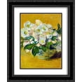 thumbnail image 1 of Claude Monet 2x Matted 20x24 Black Ornate Framed Art Print 'Christmas Roses', 1 of 2