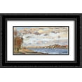 thumbnail image 1 of Claude Monet 2x Matted 24x16 Black Ornate Framed Art Print 'The Siene at Argentuil', 1 of 2