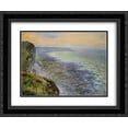 thumbnail image 1 of Claude Monet 2x Matted 24x20 Black Ornate Framed Art Print 'Seascape near Fecamp', 1 of 2