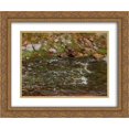 thumbnail image 1 of Claude Monet 2x Matted 24x20 Gold Ornate Framed Art Print 'Torrent of the Petite Creuse at Fresselines', 1 of 2