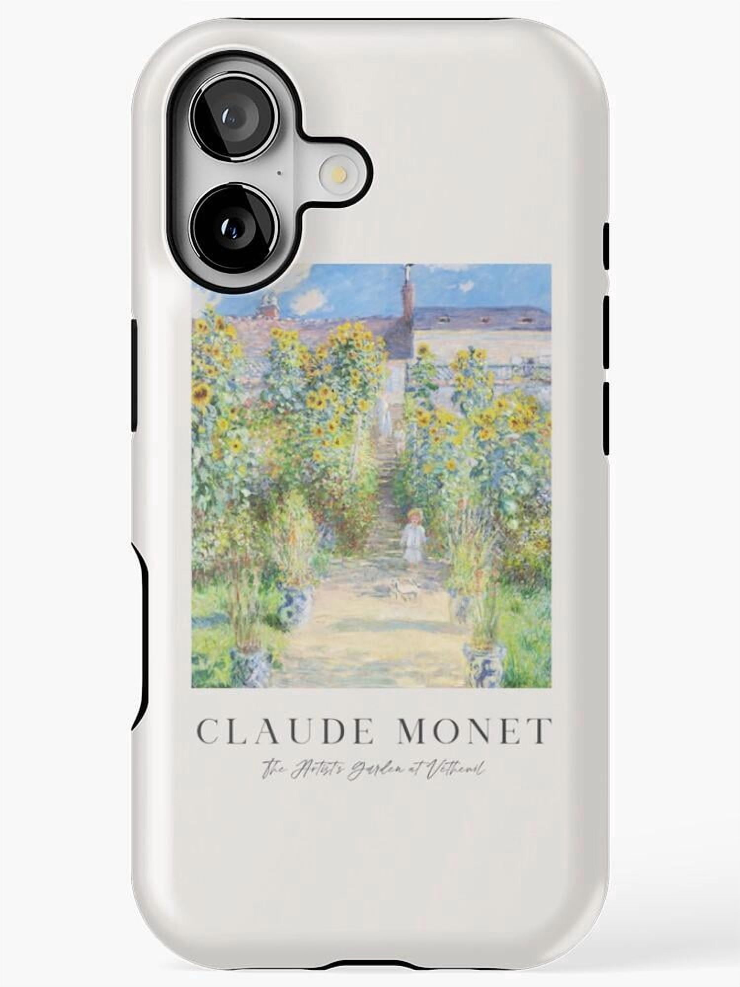 Claude Monet Artist's Garden at Vétheuil Blue Green Yellow Floral Tough ...