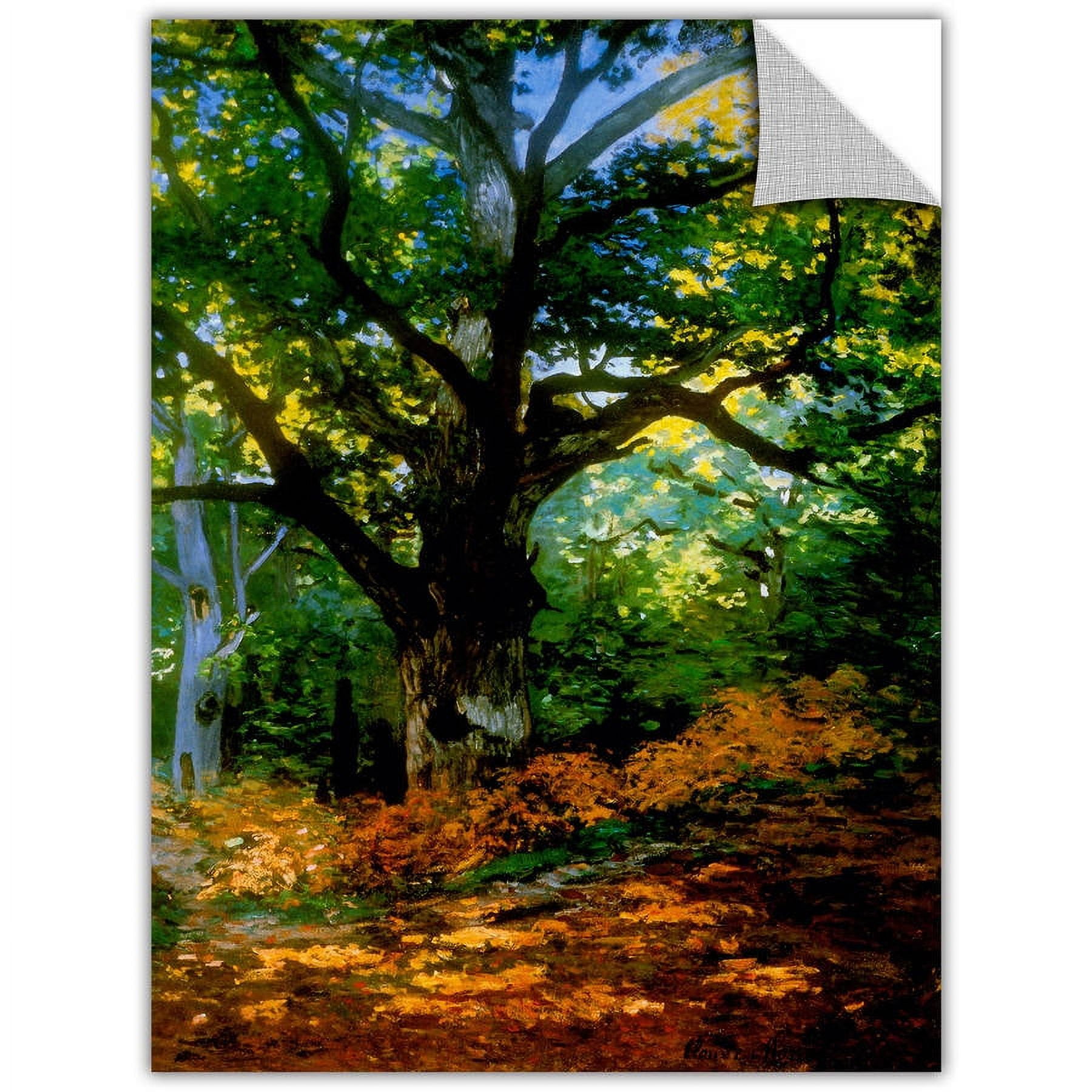 Claude Monet "Bodmer At Oak At Fountainbleau" Removable Wall Art