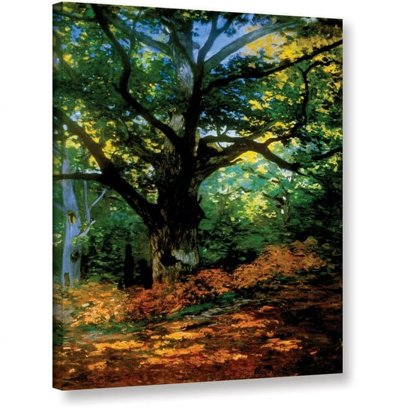 Claude Monet "Bodmer Oak At Fountainbleau Forest" Gallery-Wrapped Canvas