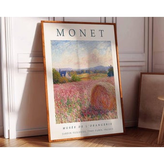 Claude Monet Botanical Floral Vintage Nature Water Lilies Poster ...