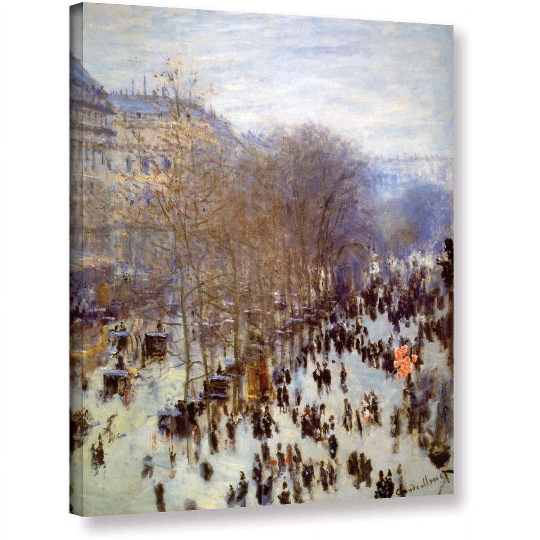 Claude Monet "Boulevard Capucines" Gallery-Wrapped Canvas