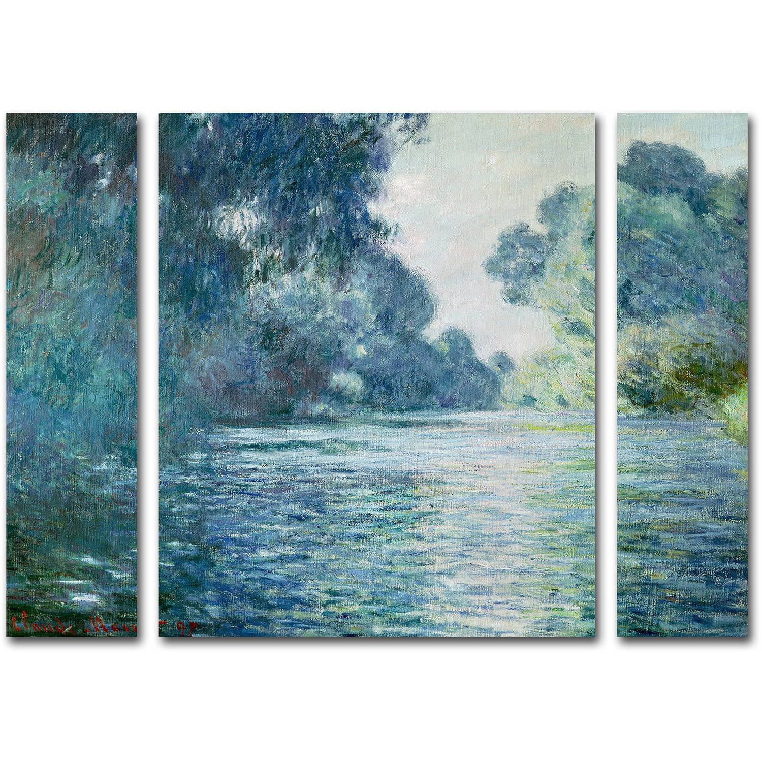 Claude Monet "Branch of the Seine" Multi Panel Art Set