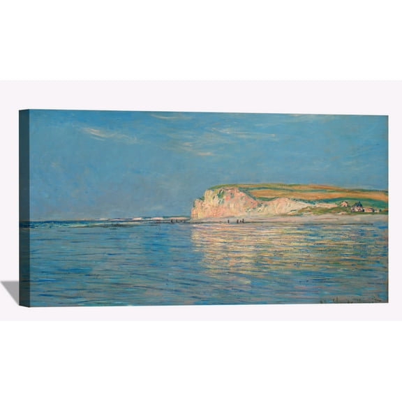 Claude Monet Canvas Wall Art Monet Low Tide Framed Painting For Bedroom Livingroom Office