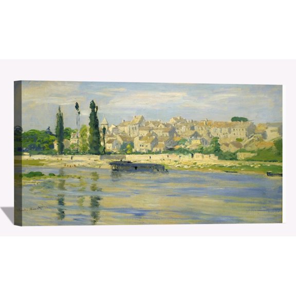 Claude Monet Canvas Wall Art Monet Saint Denis Framed Painting For Bedroom Livingroom Office