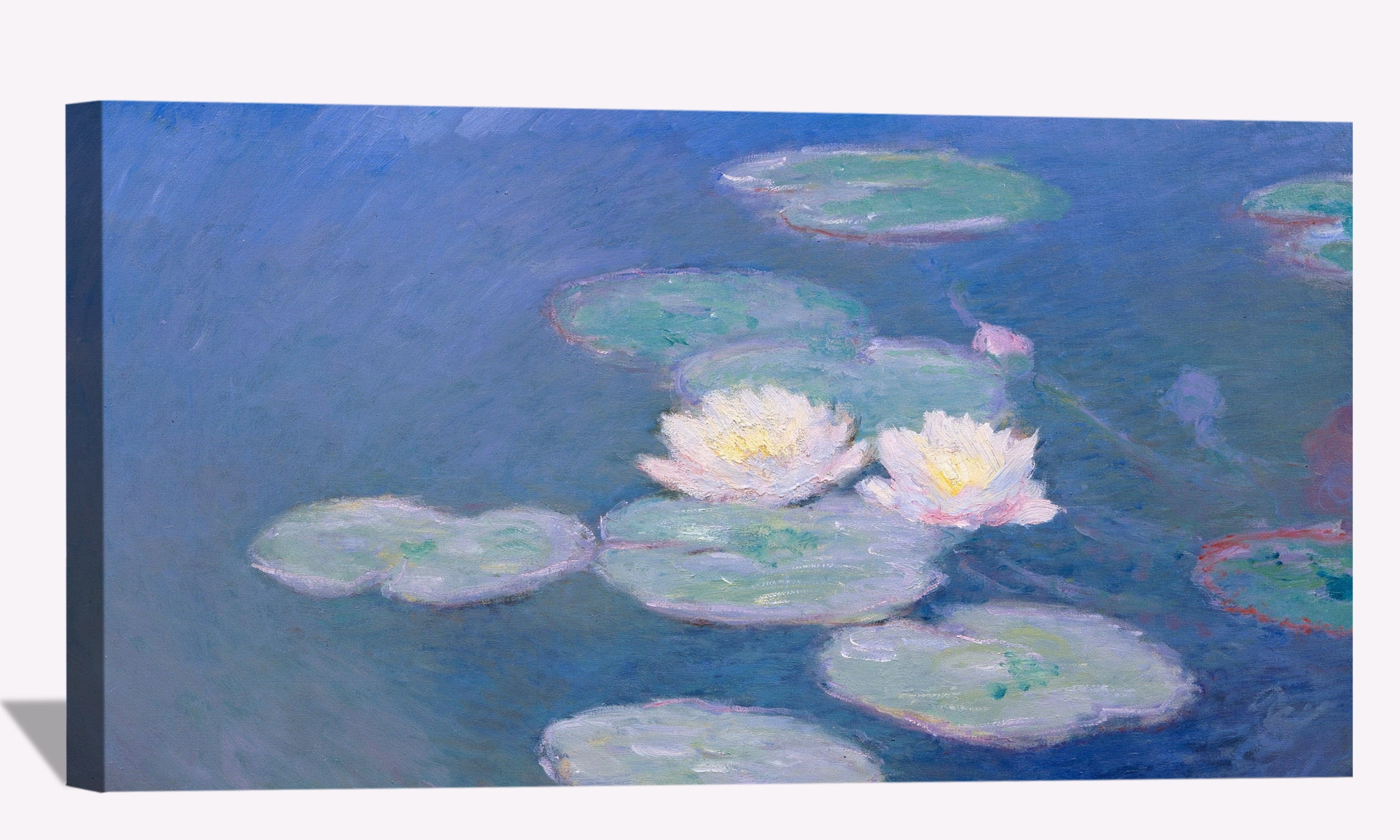 Claude Monet Canvas Wall Art Monet Water Lilies Framed Painting For ...