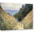 thumbnail image 1 of Claude Monet "Footpath" Wrapped Canvas Art, 1 of 3