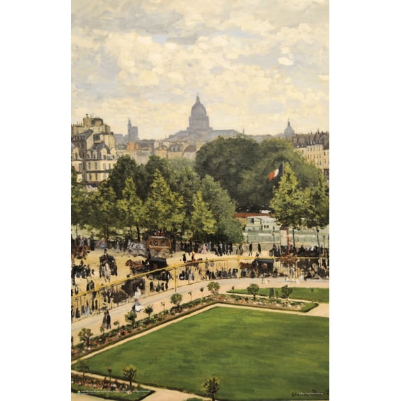 Claude Monet - Garden of the Princess Poster 11" x 17"