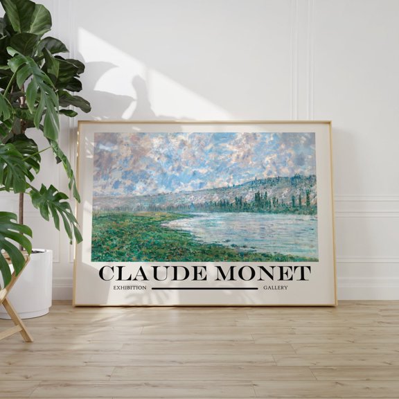 Claude Monet High Quality Exhibition Art Colorful Decor V9, Unframed Paper Poster 8x10in