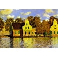 thumbnail image 1 of Claude Monet The House On The River Zaan In Zaandam Impressionist Art Posters Claude Monet Prints Nature Landscape Painting Claude Monet Wall Art French Poster Dry Erase Wall Art, 1 of 1