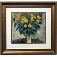 thumbnail image 1 of Claude Monet "Jerusalem Artichoke Flowers 1880" CUSTOM FRAMED Art Generic, 1 of 3