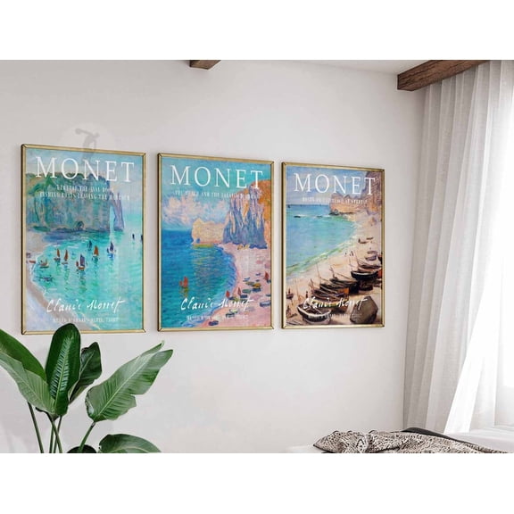 Claude Monet Monet Art Prints Floral Wall Art Decor Art, Stretched Canvas