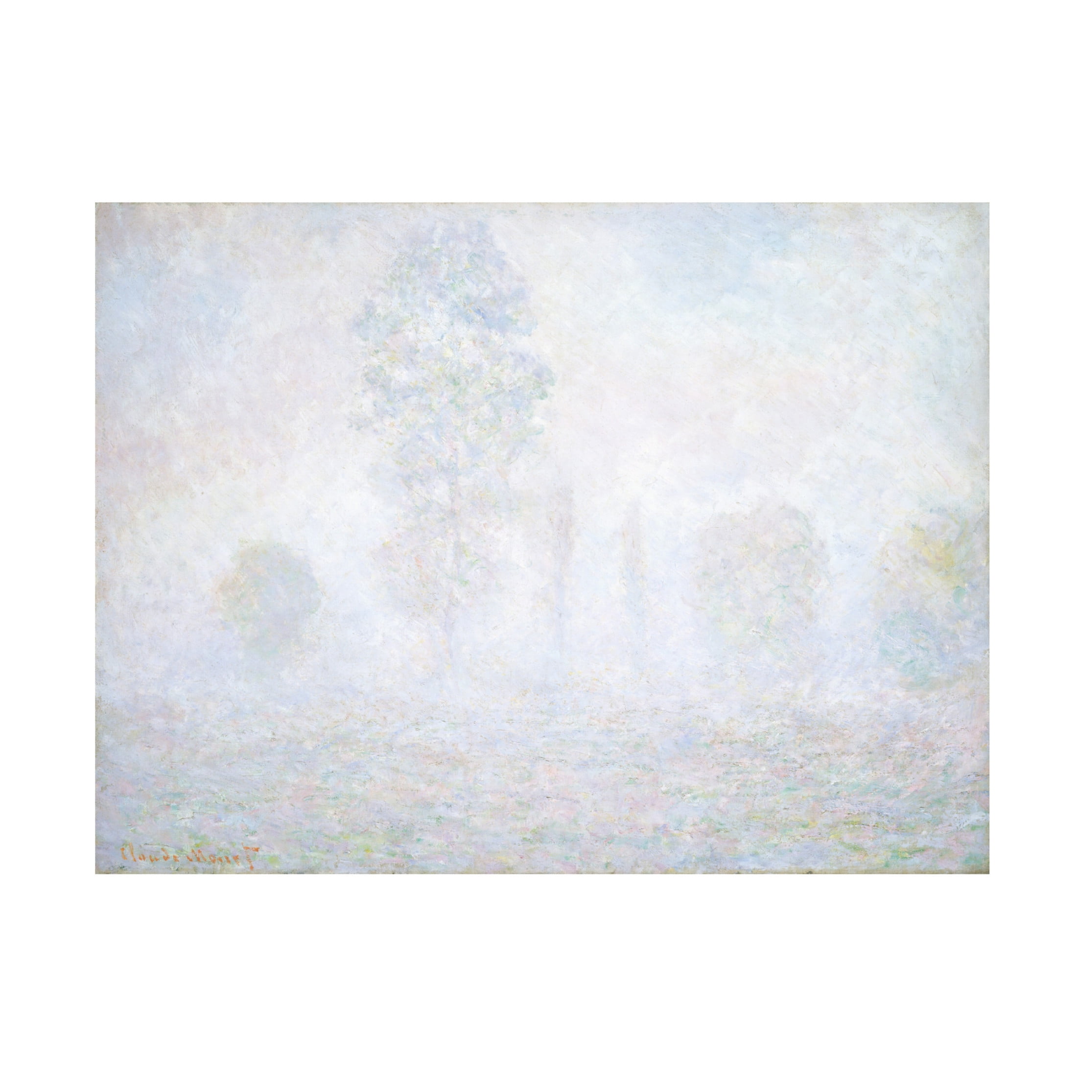 Claude Monet 'Morning Haze, 1888' Canvas Art - 32 x 24 Inches