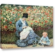 Claude Monet "Mother And Child" Gallery-Wrapped Canvas