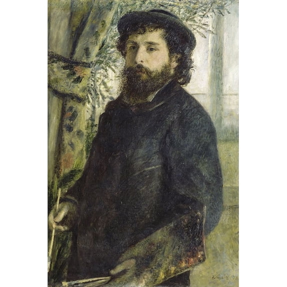 Claude Monet Poster Print by Pierre-Auguste Renoir (18 x 24) # 57381