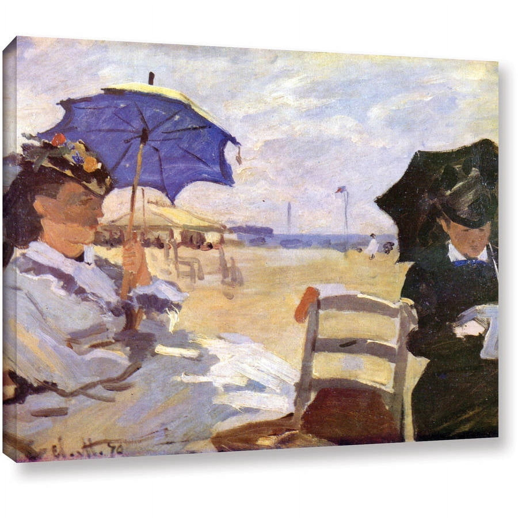 Claude Monet "The Beach" Gallery-Wrapped Canvas