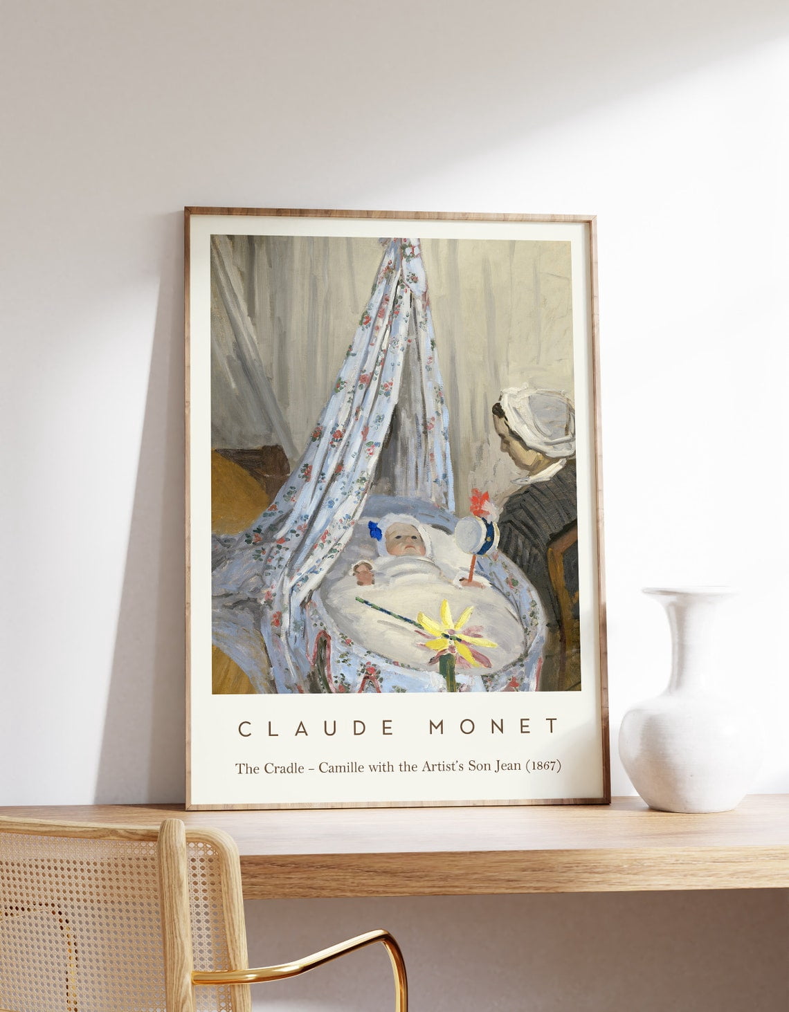 Claude Monet The Cradle Camille Artist Son Wall Art, Living Room And ...