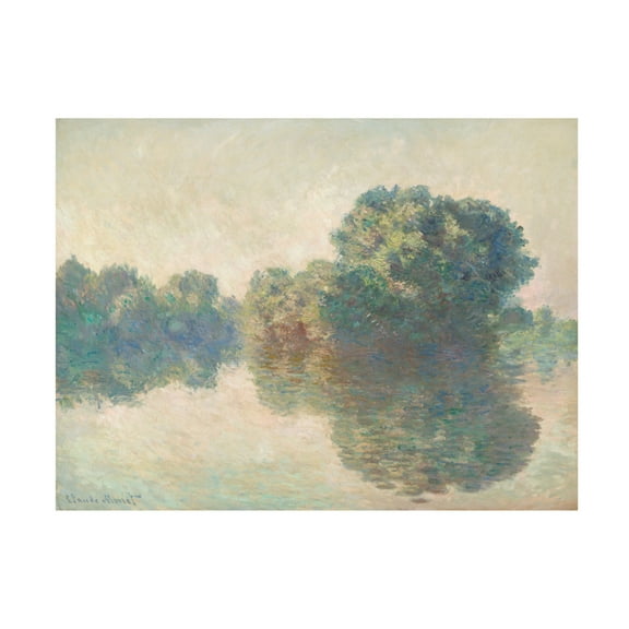 Claude Monet 'The Seine at Giverny, 1897' Canvas Art - 19 x 14 Inches