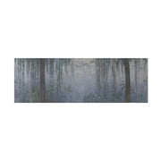 Claude Monet 'The Water Lilies Clear Morning With Willows' Canvas Art