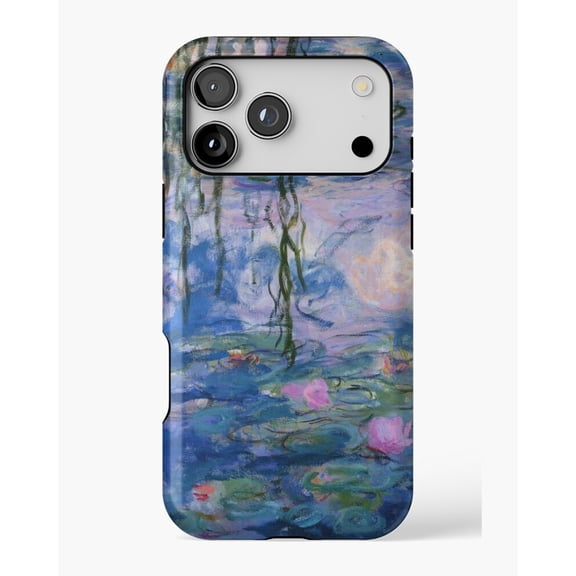 Claude Monet - Water Lilies H233 Premium Durable Case for iPhone 17 16 15 14 13 12 11 Pro Max – Unisex Style