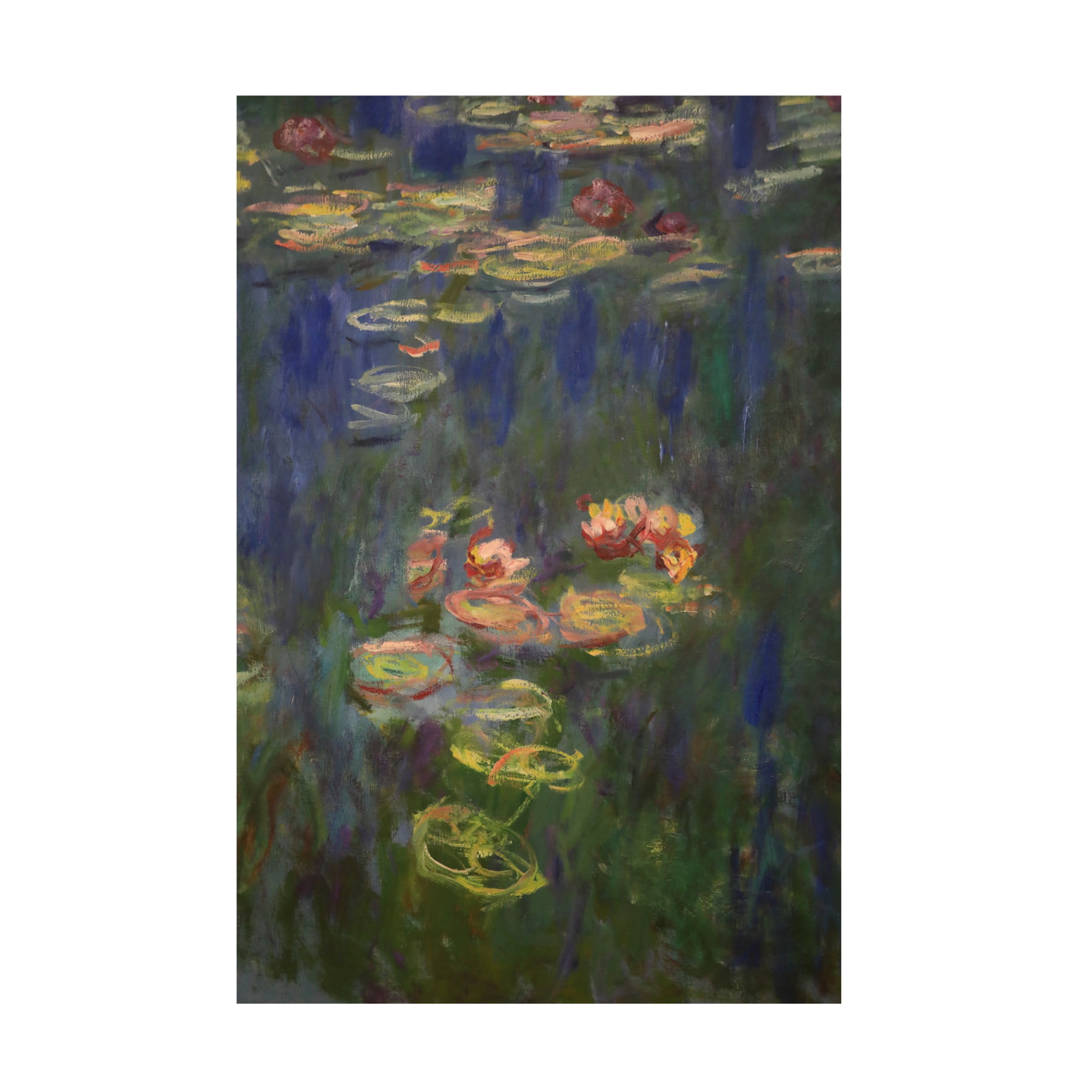 Claude Monet 'Water Lilies I' Canvas Art - 30 x 47 Inches