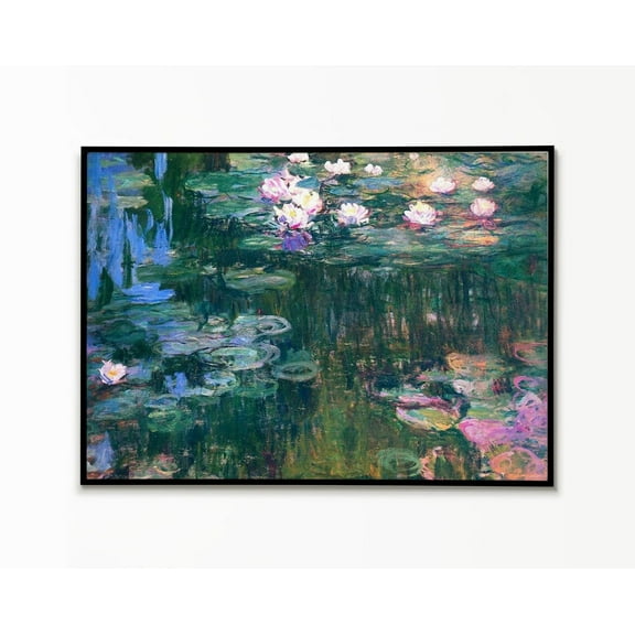 Claude Monet Water Lilies, Monet Art Print, Monet Poster, Monet Wall Art, Claude Monet Art, Impressionist Art B Wall Art, Modern Wall Decor, 16x24 UNFRAMED